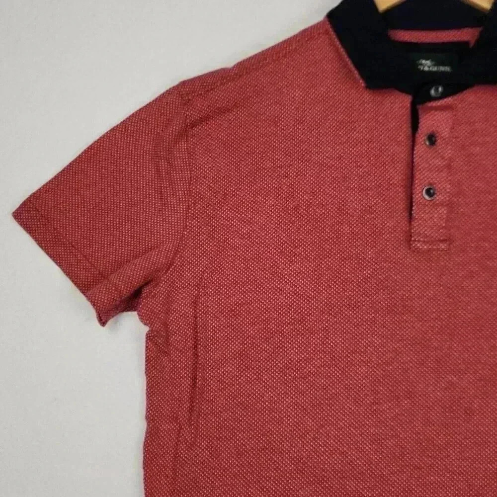 Rodd & Gunn Mens‎ Polo Shirt Short Sleeve XL Garnet Sport Fit Golf Casual READ - Picture 8 of 16